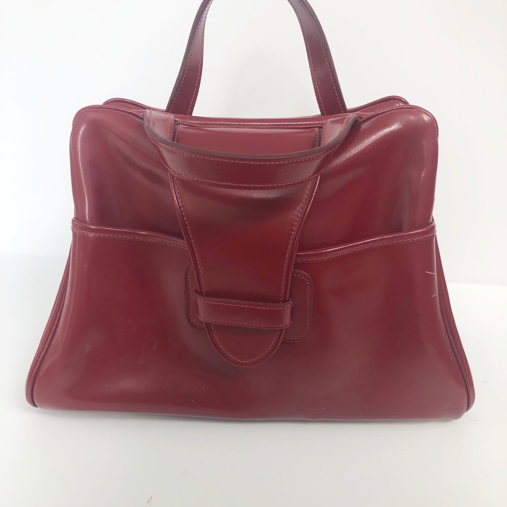J&M Davidson red leather bag